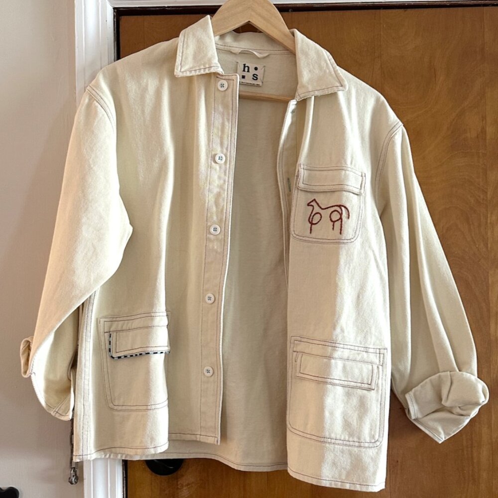 Harper Sage, Embroidered Pony Chore Jacket